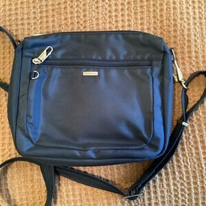 Travelon crossbody navy blue